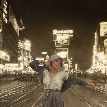 Kunstdruck Closing Time – abstraktes Kunstmotiv von Utopiness