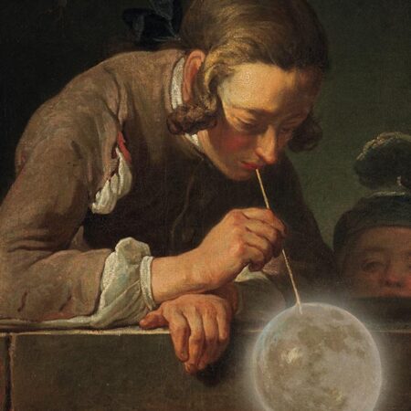 Kunstdruck „Moonballoon“ von Utopiness – abstraktes Kunstmotiv und Design